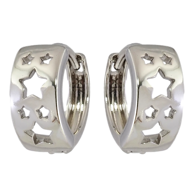 Сережки Xuping Родій колечка Візерунок зірочки фото №2
