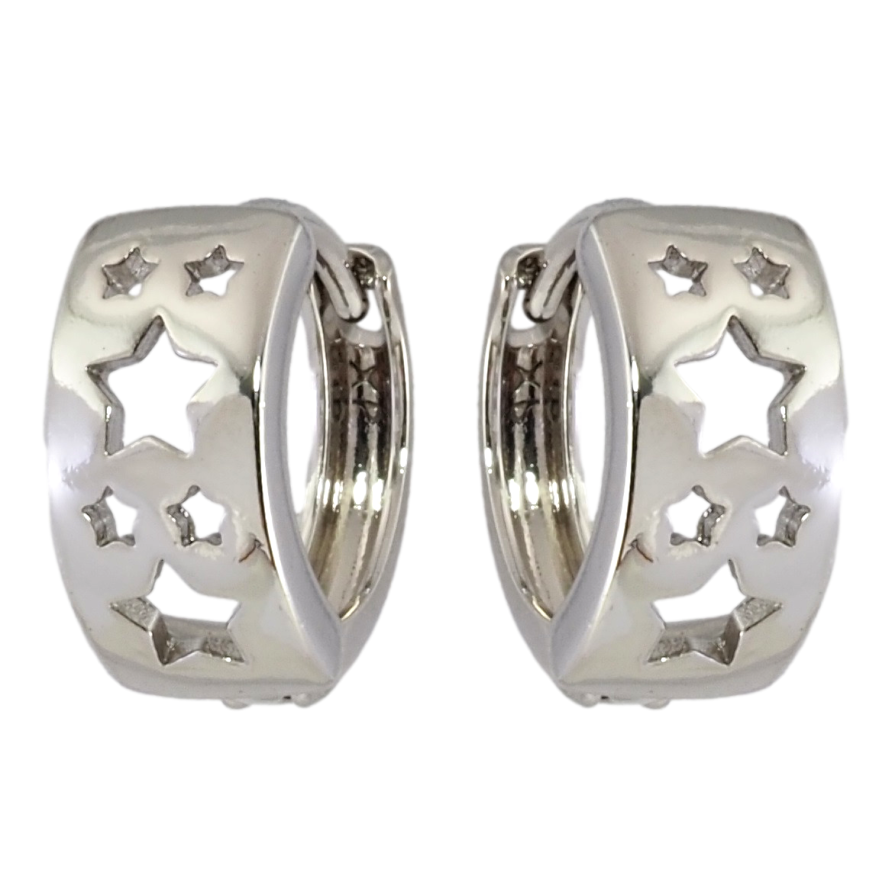 Сережки Xuping Родій колечка Візерунок зірочки фото №1