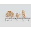 Серьги Xuping Позолота 18K пусеты Бантики с цирконием фото №2 Серьги Xuping Позолота 18K пусеты Бантики с цирконием фото №2
