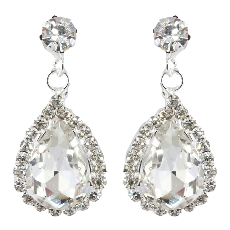 Серьги пусеты Декоративные подвески с кристаллами и стразами фото №10