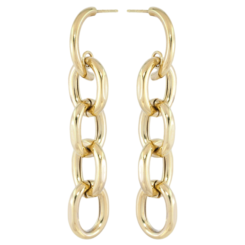 Серьги Xuping JEAN GOUJON Позолота 14K пусеты Подвески из цепочки фото №1 Серьги Xuping JEAN GOUJON Позолота 14K пусеты Подвески из цепочки фото №1