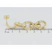 Серьги Xuping JEAN GOUJON Позолота 14K пусеты Подвески из цепочки фото №2 Серьги Xuping JEAN GOUJON Позолота 14K пусеты Подвески из цепочки фото №2