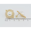 Серьги Xuping JEAN GOUJON Позолота 14K пусеты Жемчужный узор фото №2 Серьги Xuping JEAN GOUJON Позолота 14K пусеты Жемчужный узор фото №2