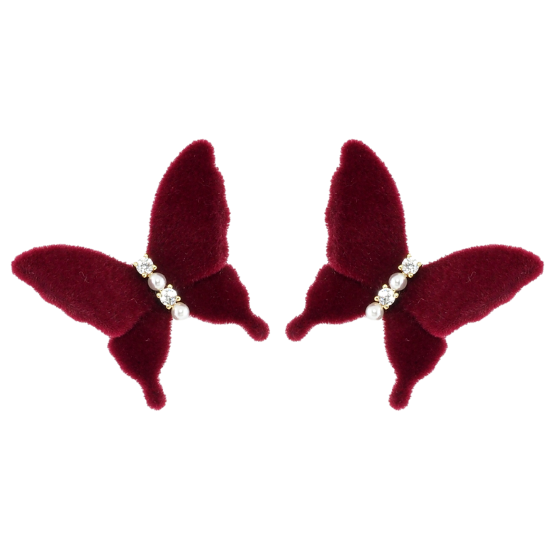 Серьги Xuping JEAN GOUJON Позолота 14K пусеты Бархатные бабочки фото №1 Серьги Xuping JEAN GOUJON Позолота 14K пусеты Бархатные бабочки фото №1