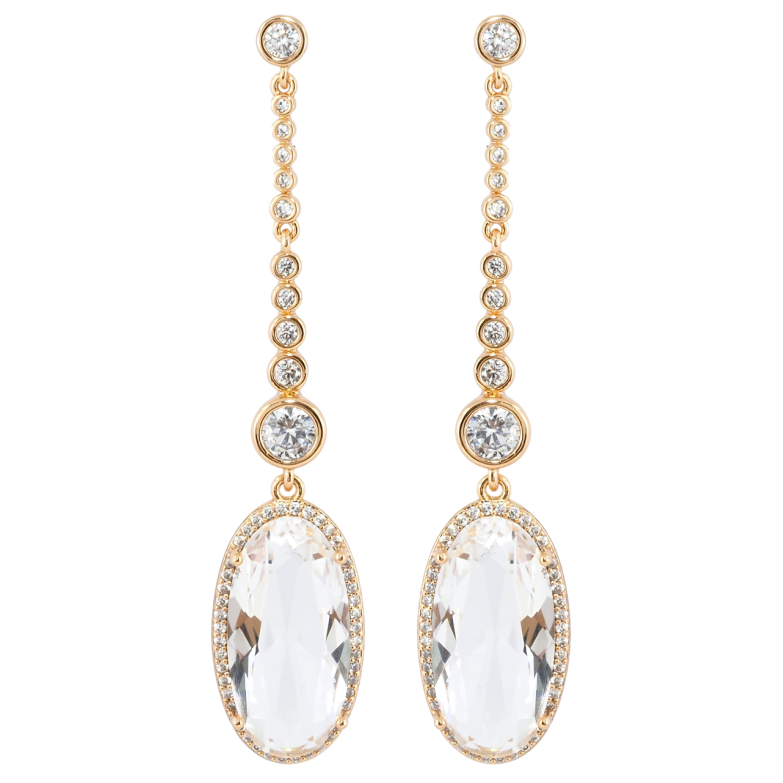 Сережки Xuping JEAN GOUJON Позолота 18К пусети «Підвіски з фіанітами та цирконієм» фото №5