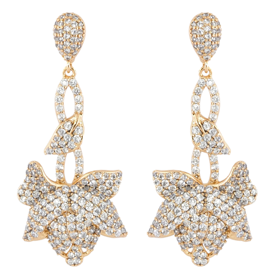 Сережки Xuping JEAN GOUJON Позолота 18К пусети «Витончені підвіски з інкрустацією цирконієм» фото №1 Сережки Xuping JEAN GOUJON Позолота 18К пусети «Витончені підвіски з інкрустацією цирконієм» фото №1