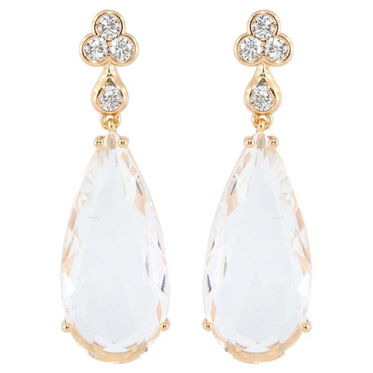 Сережки Xuping JEAN GOUJON Позолота 18К пусети «Кришталеві підвіски» фото №21 Сережки Xuping JEAN GOUJON Позолота 18К пусети «Кришталеві підвіски» фото №21