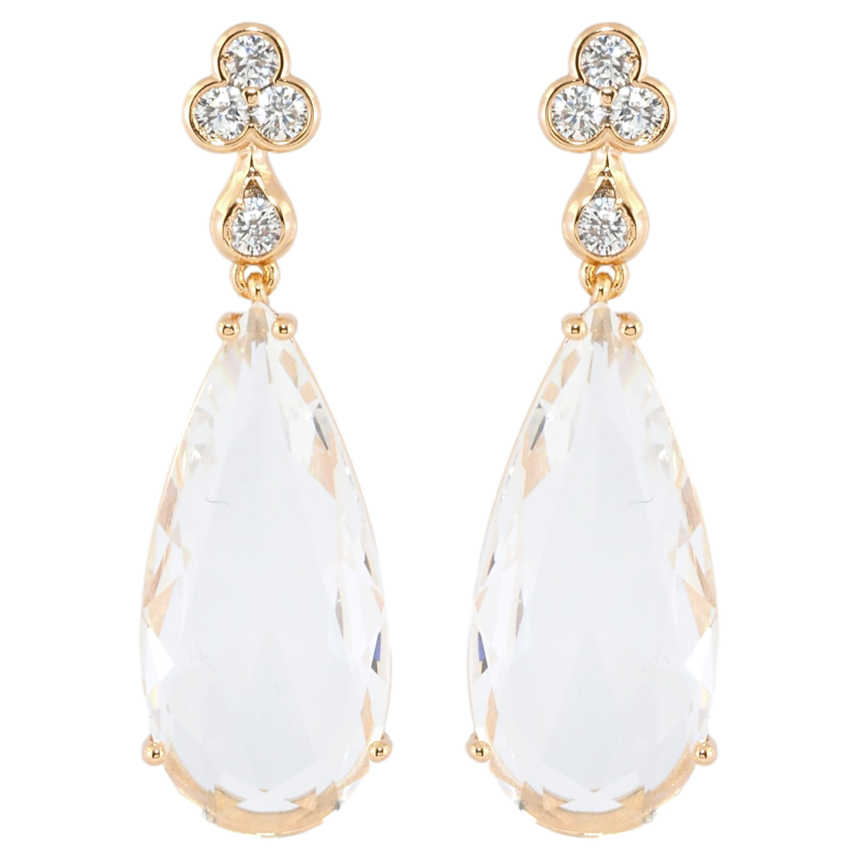 Сережки Xuping JEAN GOUJON Позолота 18К пусети «Кришталеві підвіски» фото №1 Сережки Xuping JEAN GOUJON Позолота 18К пусети «Кришталеві підвіски» фото №1