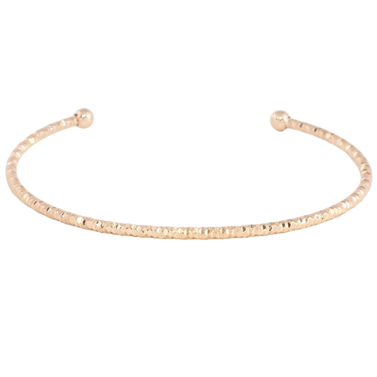 Браслет Xuping ТТМ Stainless Steel цвет 18K Узор насечками ø 6см фото №15