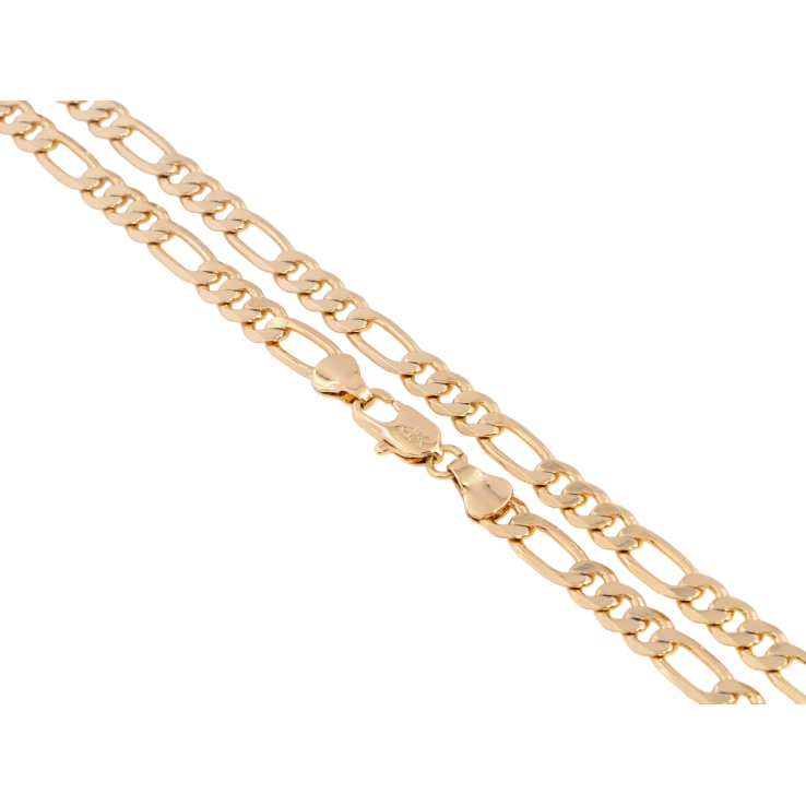 Ланцюжок Xuping Позолота 18K Плетіння Фігаро довжина 50см х 6мм фото №2