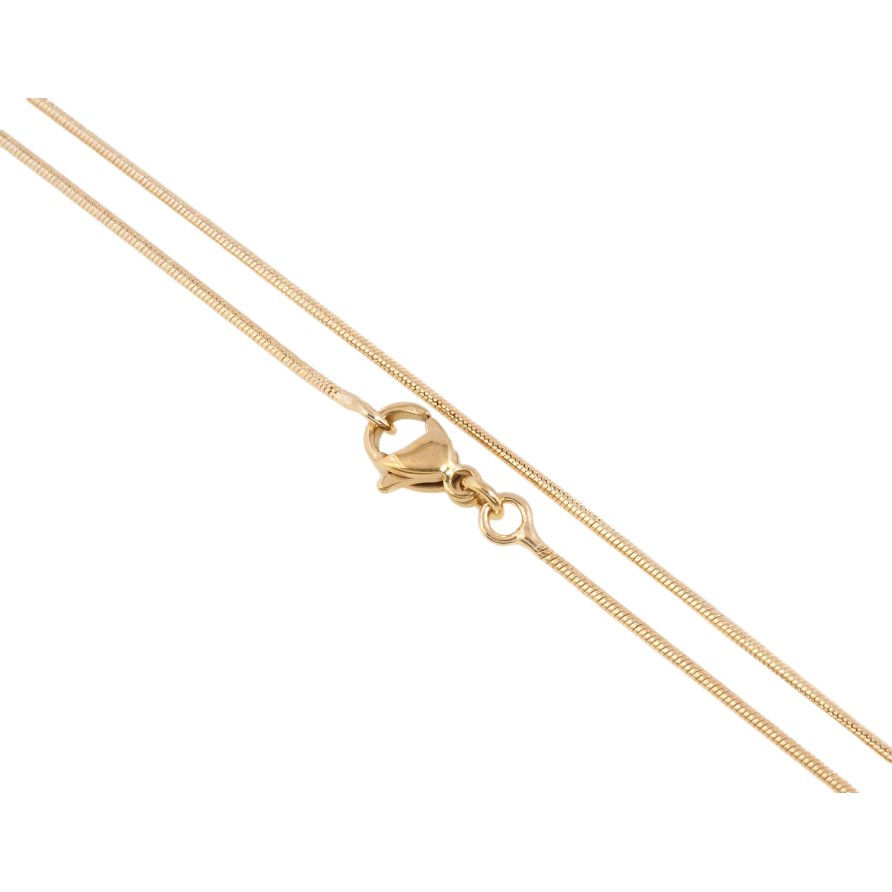 Цепочка Xuping Позолота 18K Плетение Ювелирный шнур длина 60см х 1мм фото №1