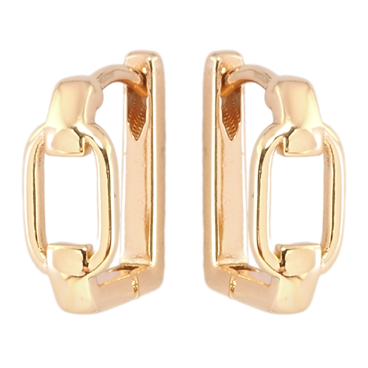 Серьги Xuping Позолота 18K колечки Декоративный узор фото №15