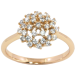Кольцо Xuping Позолота 18K Инкрустация цирконием фото №1 Кольцо Xuping Позолота 18K Инкрустация цирконием фото №1