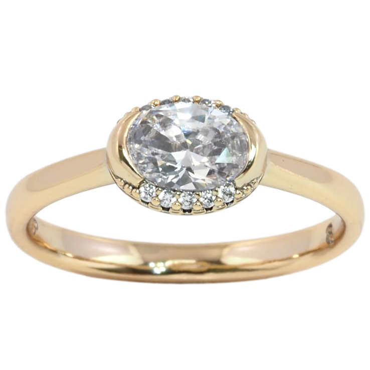 Каблучка Xuping Позолота 18K Фіаніт в оправі з цирконієм фото №22 Каблучка Xuping Позолота 18K Фіаніт в оправі з цирконієм фото №22