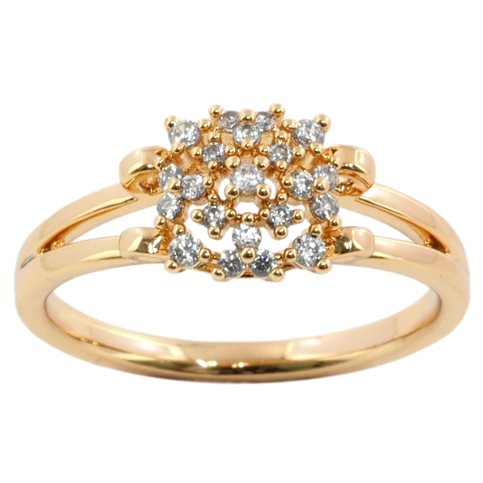 Кольцо Xuping Позолота 18K Инкрустация цирконием фото №1 Кольцо Xuping Позолота 18K Инкрустация цирконием фото №1