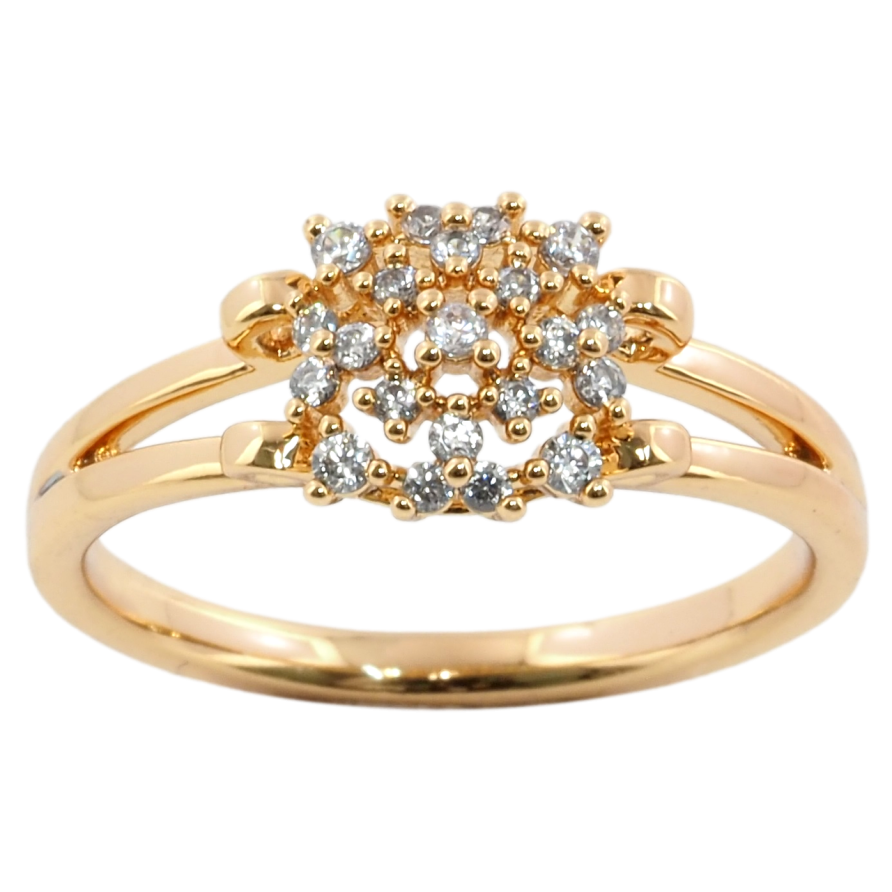 Кольцо Xuping Позолота 18K Инкрустация цирконием фото №1 Кольцо Xuping Позолота 18K Инкрустация цирконием фото №1