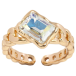 Кольцо Xuping цвет 18K с кр-ми Swarovski Узор цепочка с кристаллом АВ фото №1