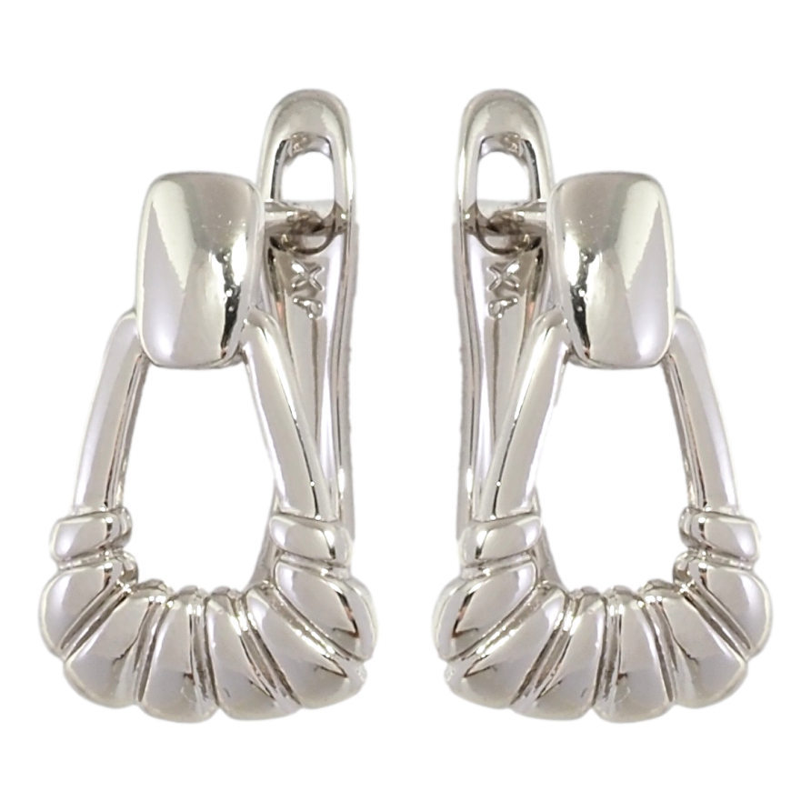 Серьги Xuping Родий английский замок Декоративный узор фото №1