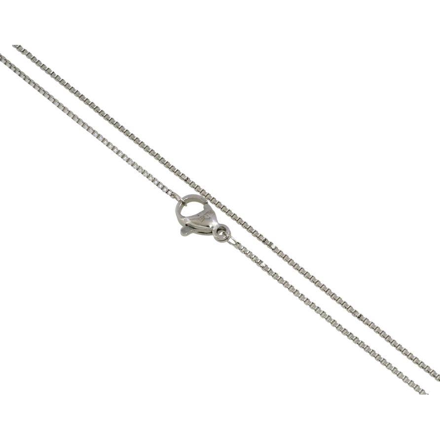 Ланцюжок Xuping ТТМ Stainless Steel колір Родій Плетіння Венеціанське довжина 45см х 1мм фото №1