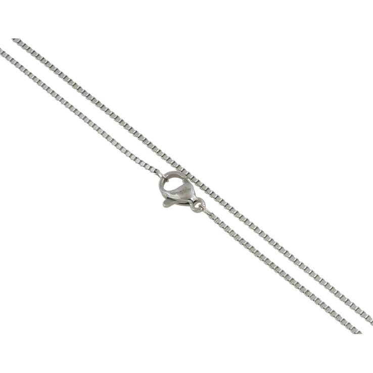 Цепочка Xuping ТТМ Stainless Steel цвет Родий Плетение Венецианское длина 50см х 1мм фото №21