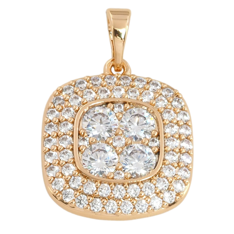 Кулон Xuping Позолота 18K Інкрустація цирконієм для ланцюжка до 5мм фото №1