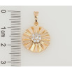Кулон Xuping Позолота 18K Декоративный цветочек с цирконием для цепочки до 5мм фото №2