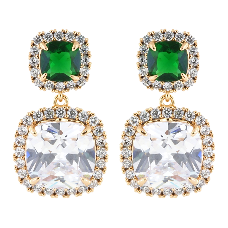 Серьги Xuping Позолота 18K пусеты Кристальные подвески фото №25 Серьги Xuping Позолота 18K пусеты Кристальные подвески фото №25