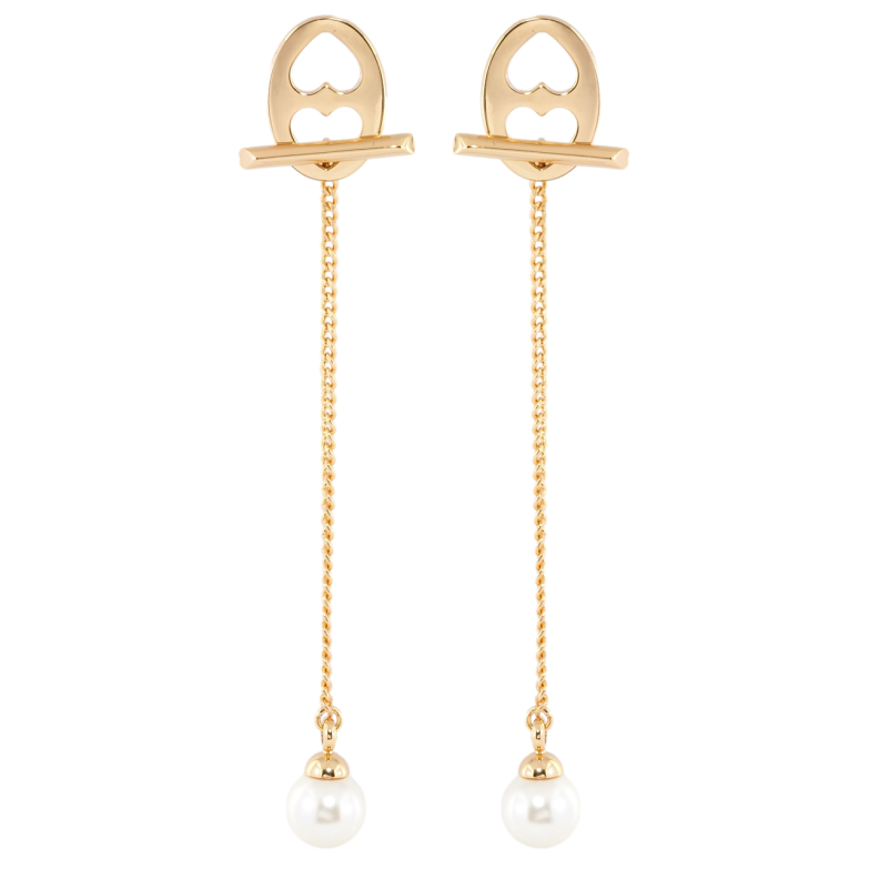 Серьги Xuping Позолота 18K пусеты Декоративные подвески с жемчужинами фото №1