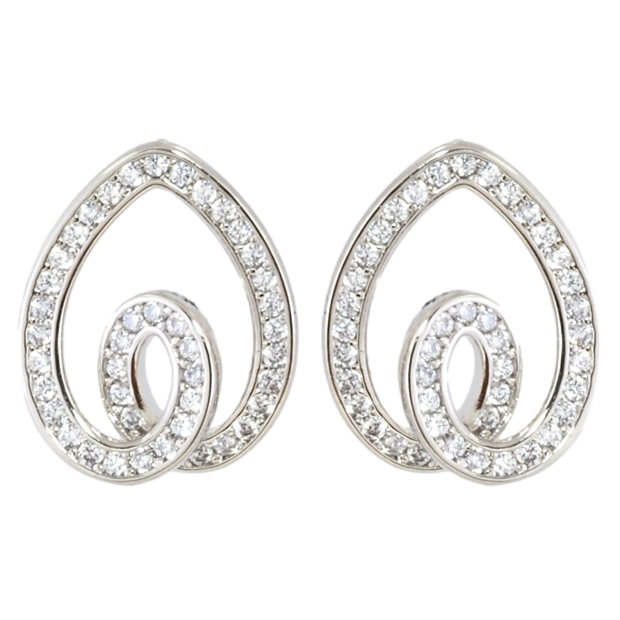 Серьги Xuping Родий пусеты Декоративные фото №1 Серьги Xuping Родий пусеты Декоративные фото №1