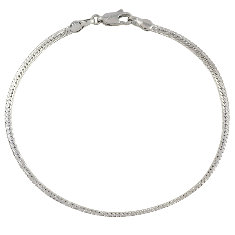 Браслет Xuping Родій Ланцюжок плетіння Париджина складна розмір 19см х 2.5мм фото №1 Браслет Xuping Родій Ланцюжок плетіння Париджина складна розмір 19см х 2.5мм фото №1