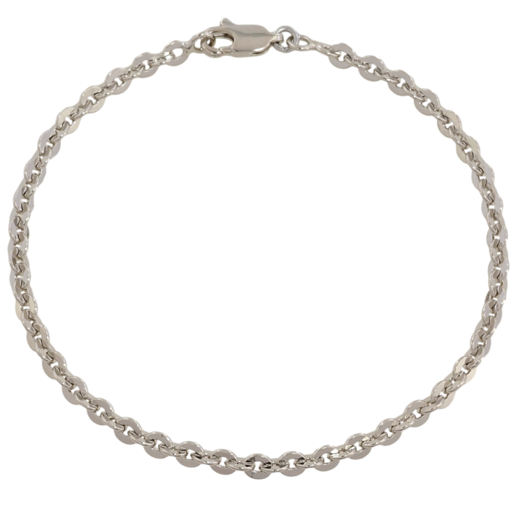 Браслет Xuping Родий Цепочка Якорная размер 18.5см х 3мм фото №25 Браслет Xuping Родий Цепочка Якорная размер 18.5см х 3мм фото №25