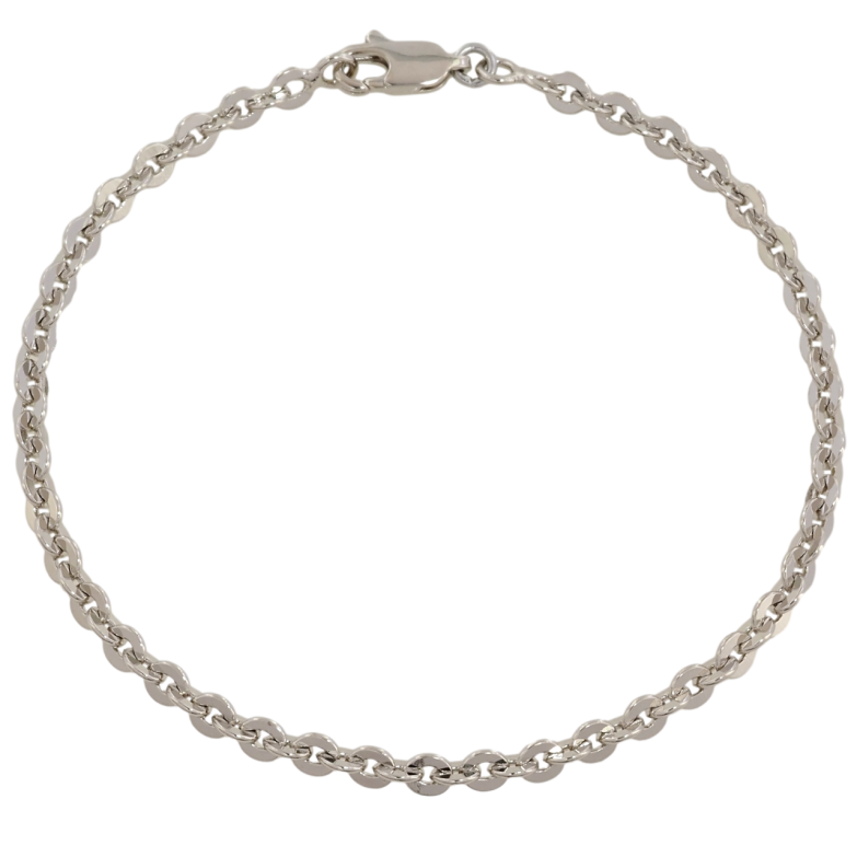 Браслет Xuping Родій Ланцюжок Якірний розмір 18.5см х 3мм фото №1 Браслет Xuping Родій Ланцюжок Якірний розмір 18.5см х 3мм фото №1