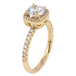 Кольцо Xuping Позолота 18K Фианит в обрамлении циркония фото №2 Кольцо Xuping Позолота 18K Фианит в обрамлении циркония фото №2