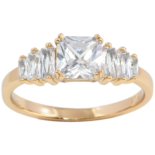 Кольцо Xuping Позолота 18K Кристальный блеск фото №1