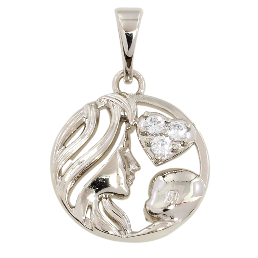 Кулон Xuping Родій Радість материнства для ланцюжка до 5мм фото №1