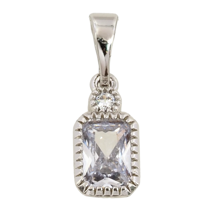 Кулон Xuping Родий Фианит для цепочки до 5мм фото №17 Кулон Xuping Родий Фианит для цепочки до 5мм фото №17