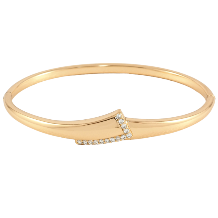 Браслет Xuping Позолота 18K Узор с цирконием ø 5.7см фото №10