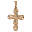 Кулон Xuping Позолота 18K Крест с цирконием для цепочки до 5мм фото №4