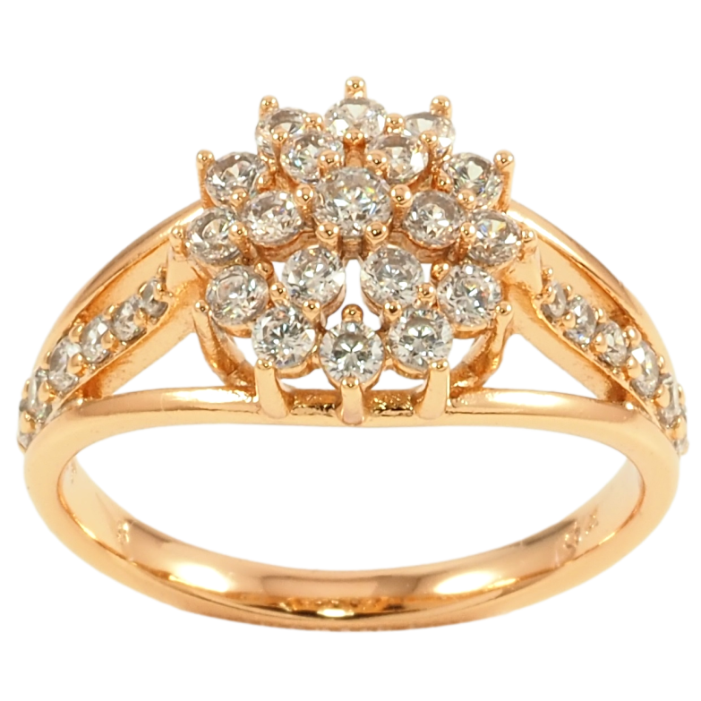 Каблучка Xuping Позолота 18K «Інкрустація цирконієм» фото №1