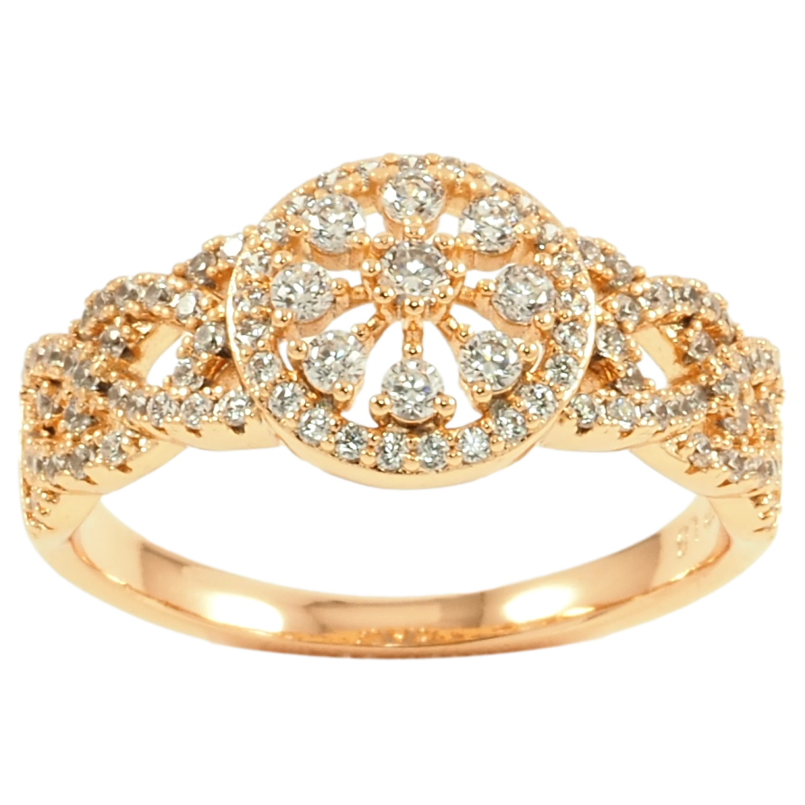 Каблучка Xuping Позолота 18K «Інкрустація цирконієм» фото №1