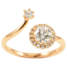 Кольцо Xuping Позолота 18K Узор с цирконием фото №1 Кольцо Xuping Позолота 18K Узор с цирконием фото №1
