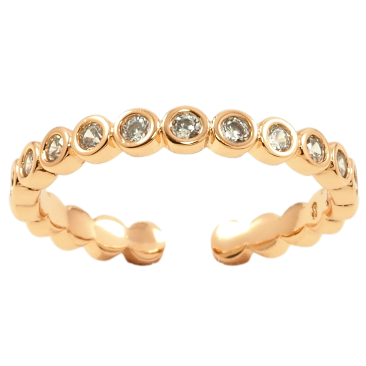 Кольцо Xuping Позолота 18K Дорожка циркония фото №13 Кольцо Xuping Позолота 18K Дорожка циркония фото №13