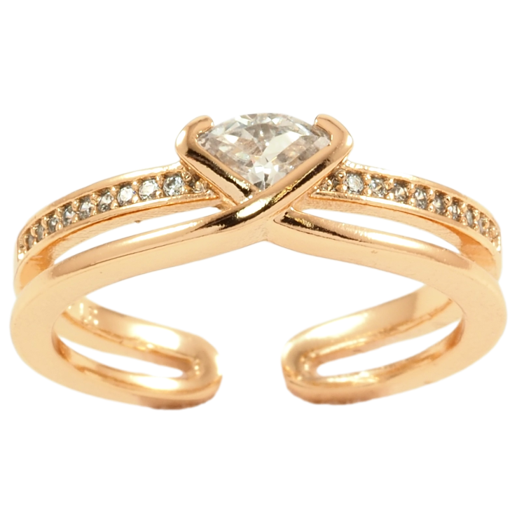 Кольцо Xuping Позолота 18K Блеск фото №5