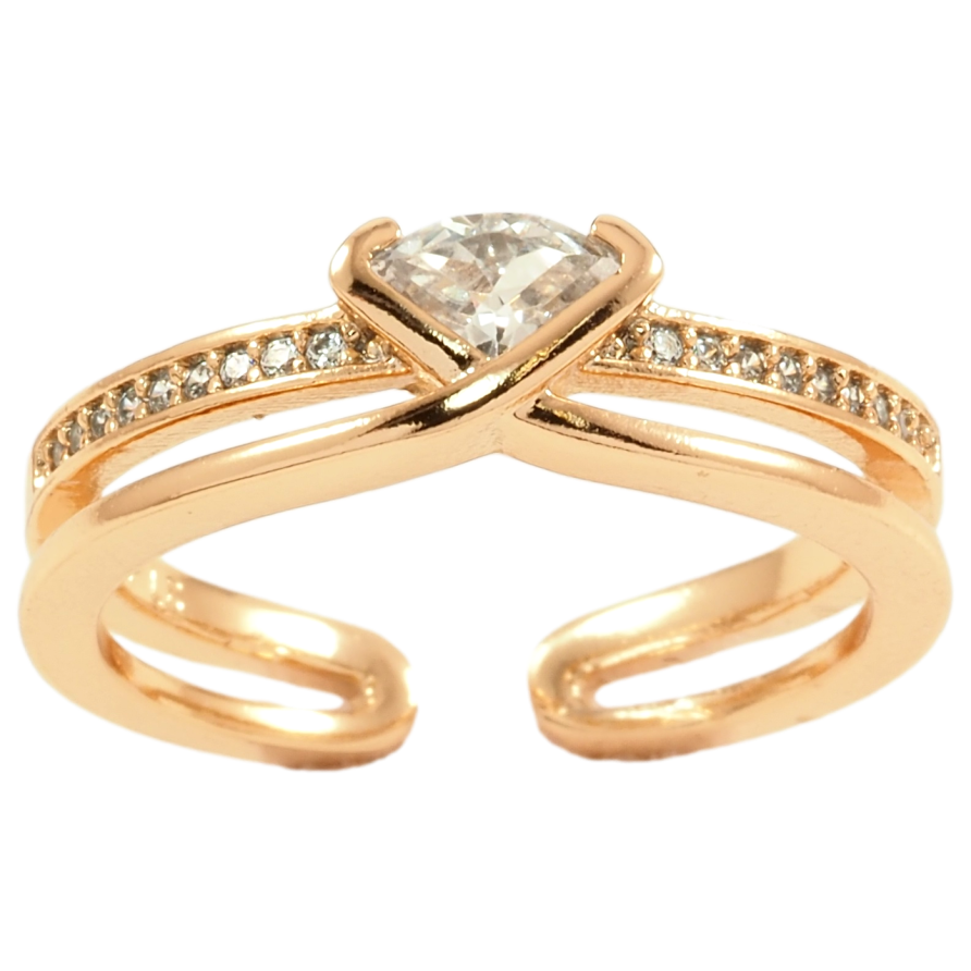 Кольцо Xuping Позолота 18K Блеск фото №1