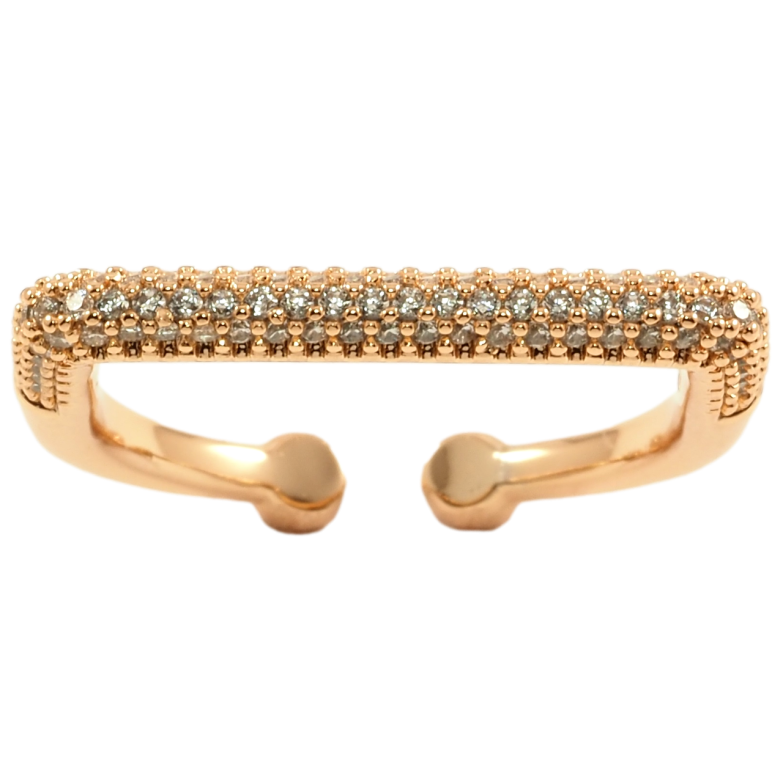 Каблучка Xuping Позолота 18K Інкрустація цирконієм фото №1