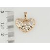 Кулон Xuping Позолота 18K Сердце с фианитами для цепочки до 5мм фото №2