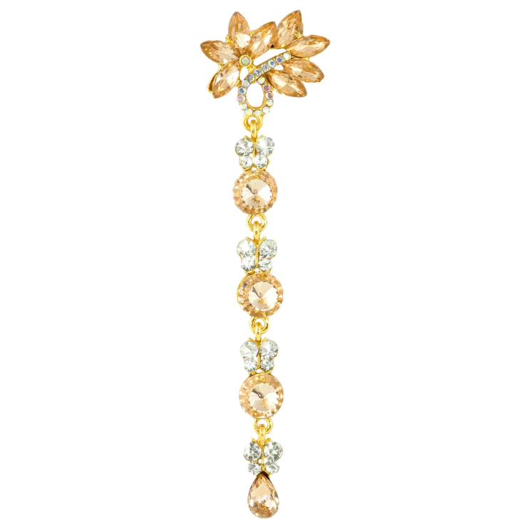 Брошь Декоративная подвеска с золотистыми стразами фото №12 Брошь Декоративная подвеска с золотистыми стразами фото №12