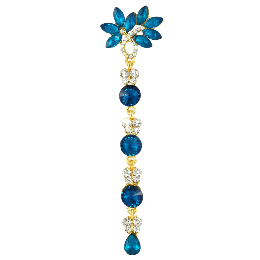 Брошка Декоративна підвіска з бірюзовими стразами фото №1 Брошка Декоративна підвіска з бірюзовими стразами фото №1