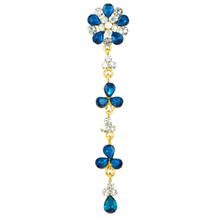 Брошь Цветочная подвеска с бирюзовыми стразами фото №19 Брошь Цветочная подвеска с бирюзовыми стразами фото №19