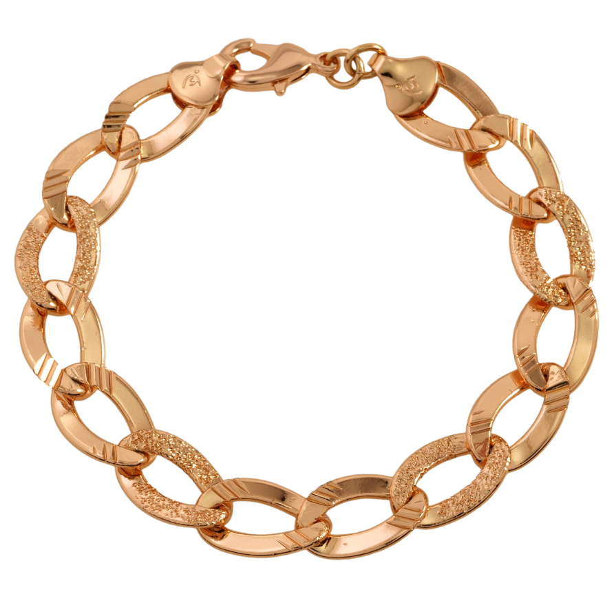 Браслет Xuping Позолота 18K Ланцюжок Панцирний з візерунком розмір 19.5см х 10мм фото №1 Браслет Xuping Позолота 18K Ланцюжок Панцирний з візерунком розмір 19.5см х 10мм фото №1